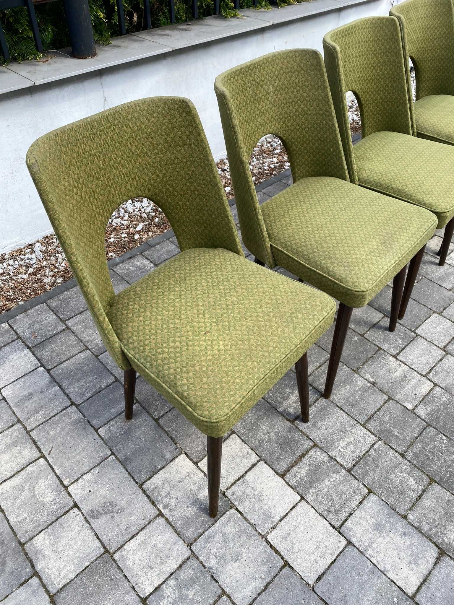 6 krzeseł z czasów PRL
