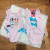 WYPRZEDAŻ Różowy strój kąpielowy laleczki dla dziewczynki 104/110 lat