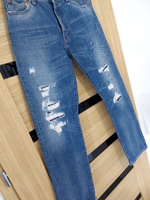 Męskie spodnie jeansy oryginalne roz S M 32 model 504 Levi's proste