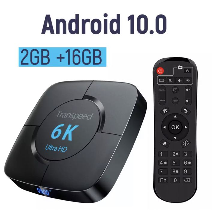 ТВ-приставка Android 10.0 6K Allwinner H616