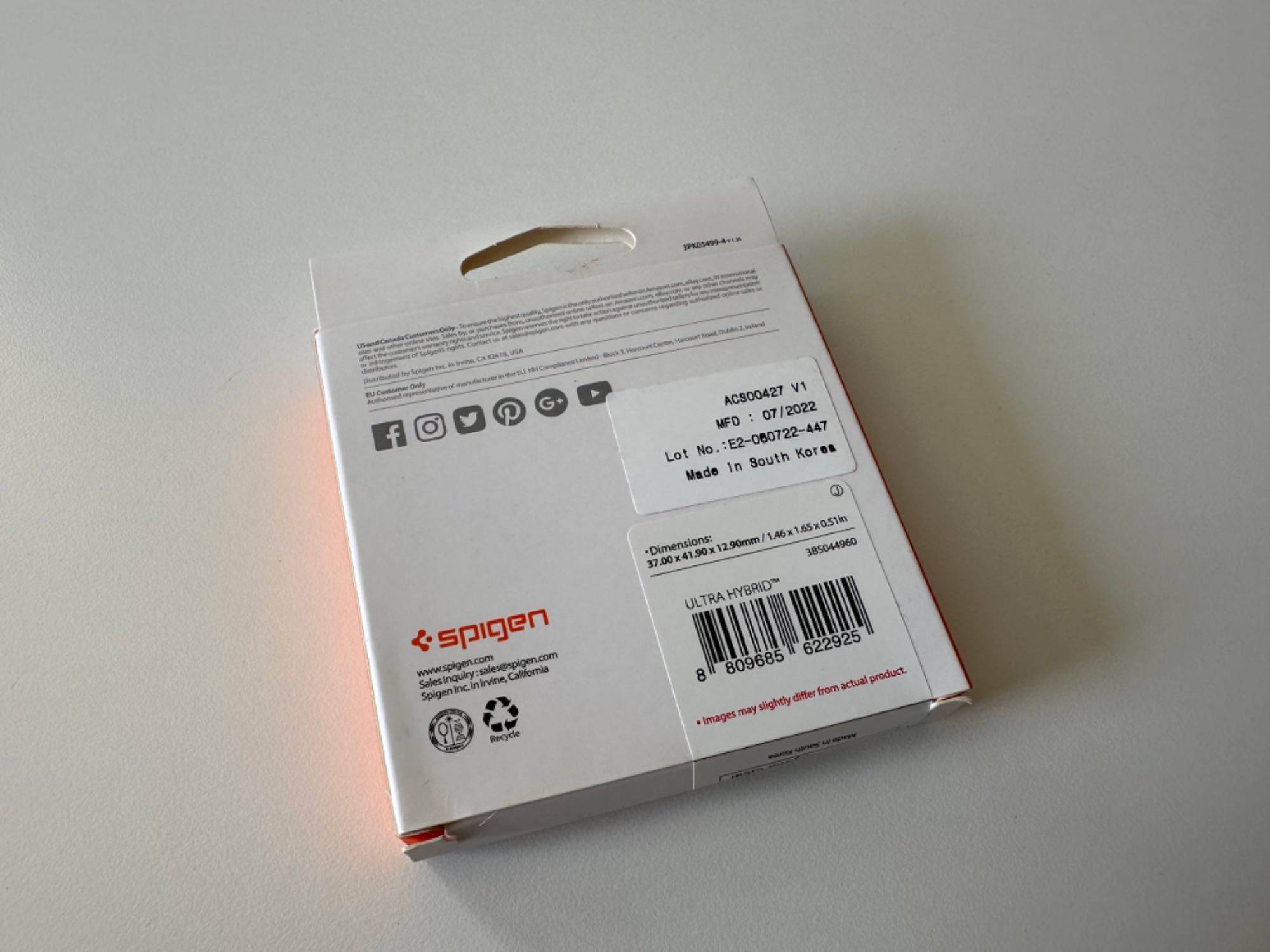 Spigen Ultra Hybrid Apple Watch 40mm Novo