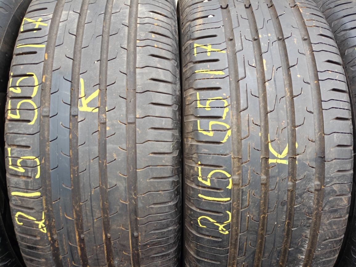 Opony letnie 215/55r17 Continental 6mm 710 zł 4szt