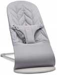 babybjorn bliss woven petal quilt leżaczek bujaczeky light grey
