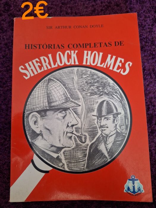 Livro histórias completas de sherlock holmes