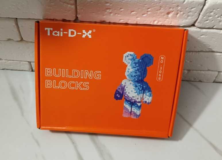 Magic Blocks ведмедик 3Д Конструктор 3005 Bearbrick Медведь 3D мишка
