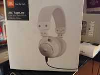 słuchawki JBL BassLine DJ Over-Ear stereo białe white