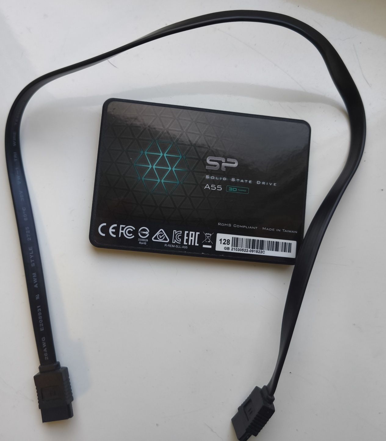 SSD диск Silicon Power A55 128GB 2.5" SATAIII TLC з кабелем.