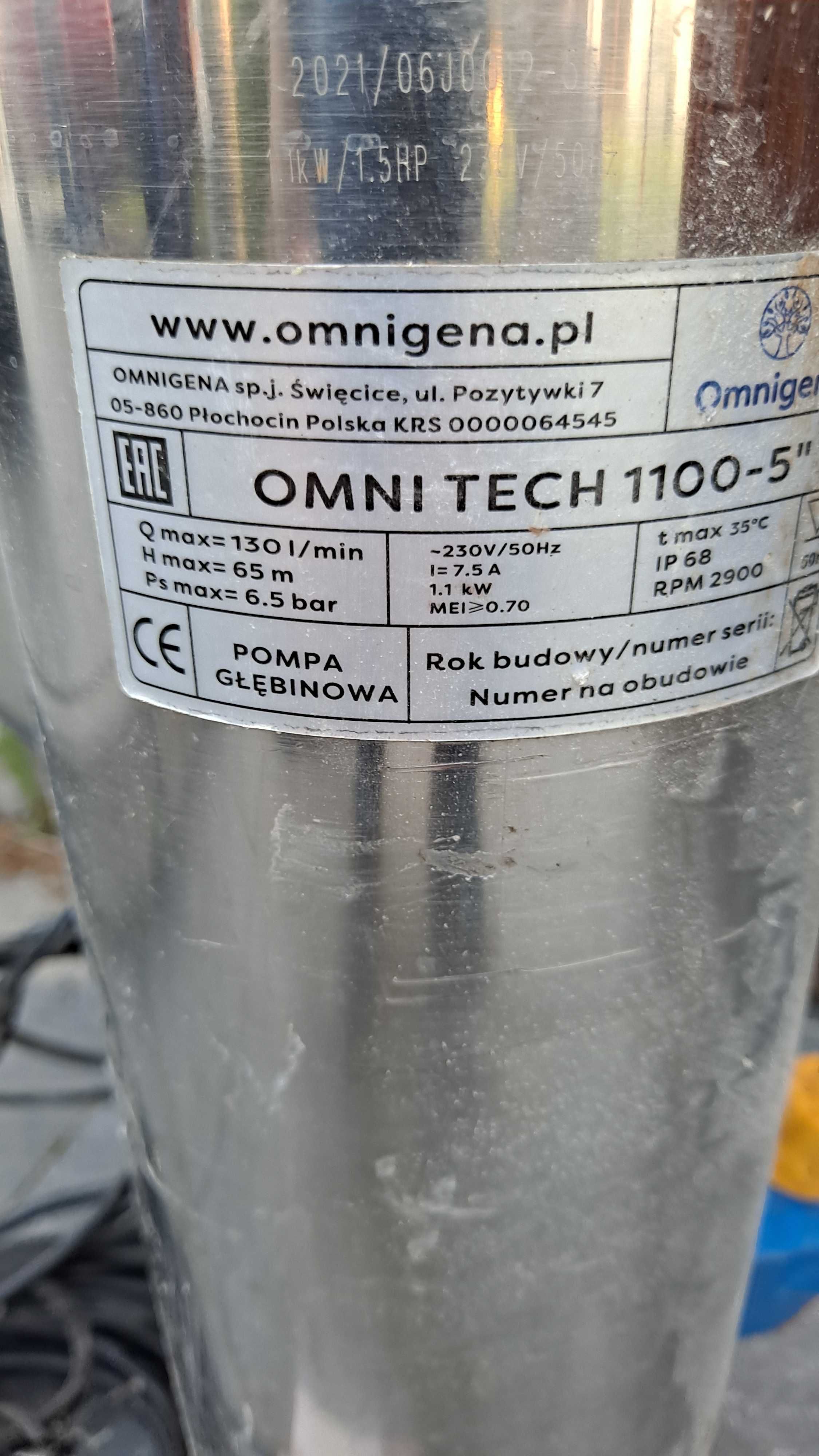 Pompa Omnigena OMNI TECH 1100-5"