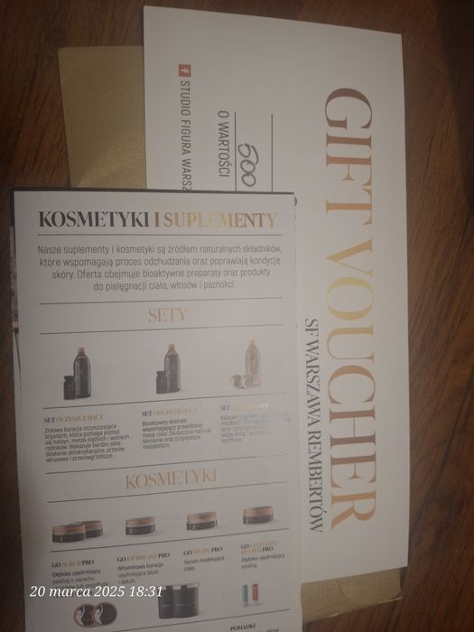 Git voucher studio figura Warszawa