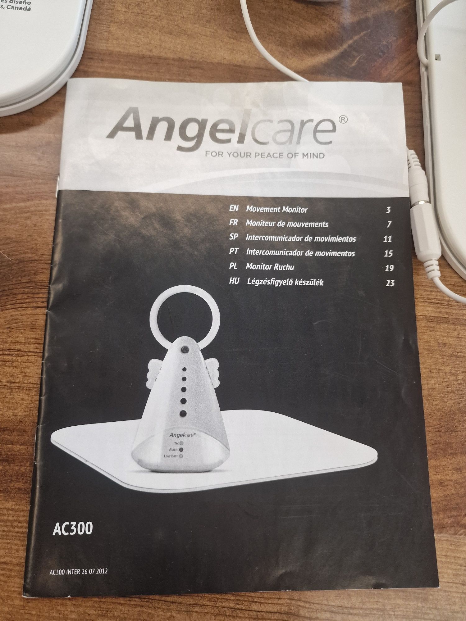 Monitor oddechu ruchu Angelcare AC300