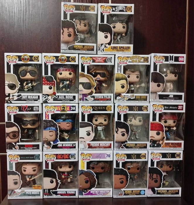Фігурки Funko Pop серій Rocks /Icons /Sport музиканти і спортсмени