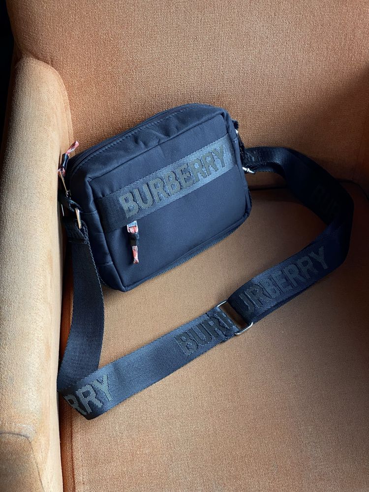Мужская сумка Burberry чоловіча сумка барсетка месенджер через плече