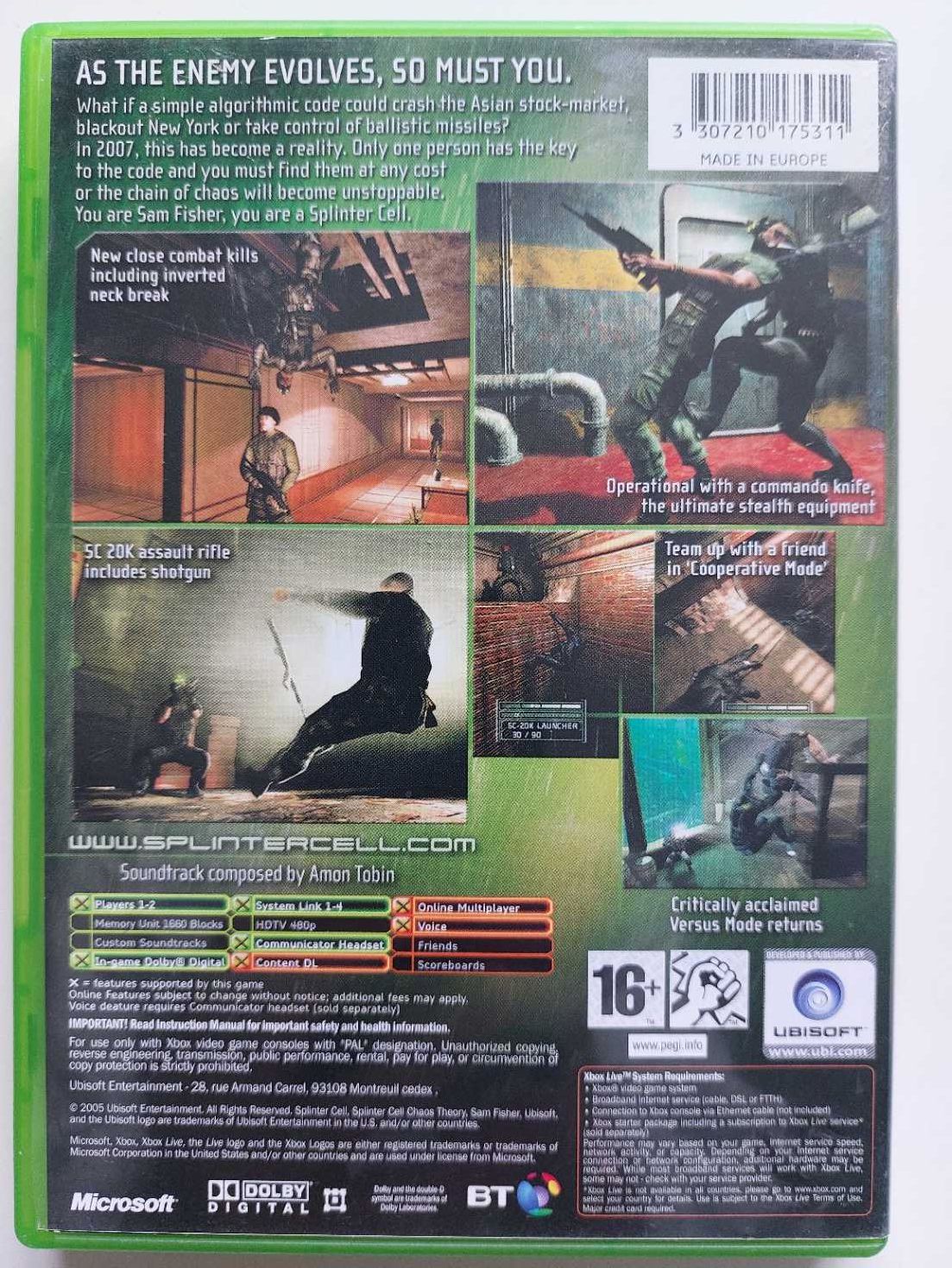 Splinter Cell - Chaos Theory XBOX