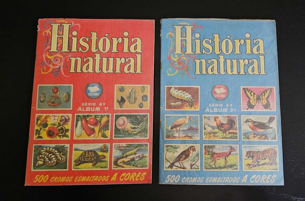 História Natural - Caderneta de Cromos Completa - 1958