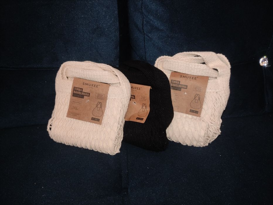 Eko torba na zakupy. Siatka bawełna.