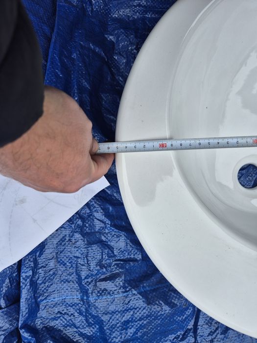 Umywalka okrągła 45 cm Koło/Geberit