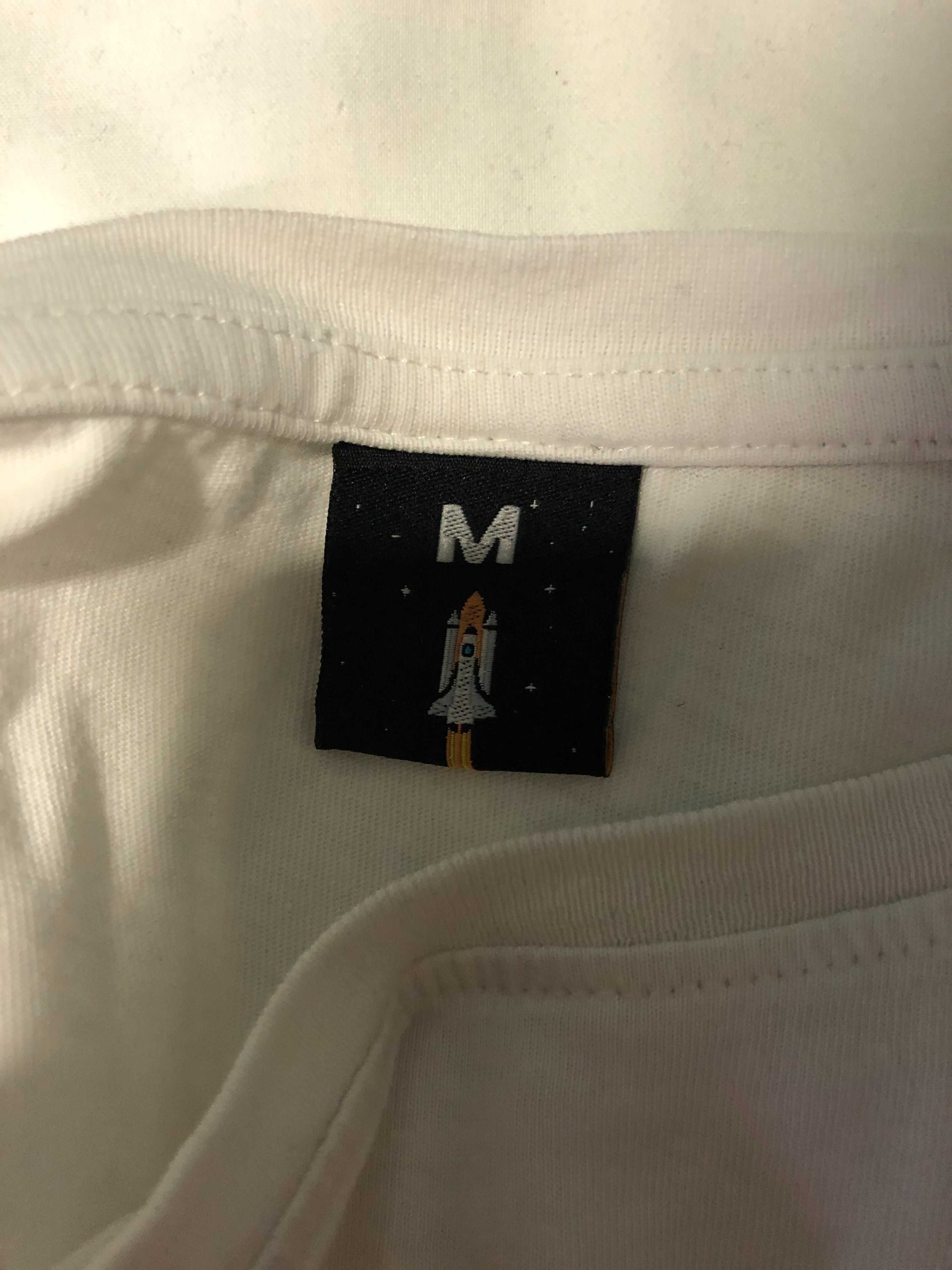 Camisola Manga Comprida Nasa em Branco