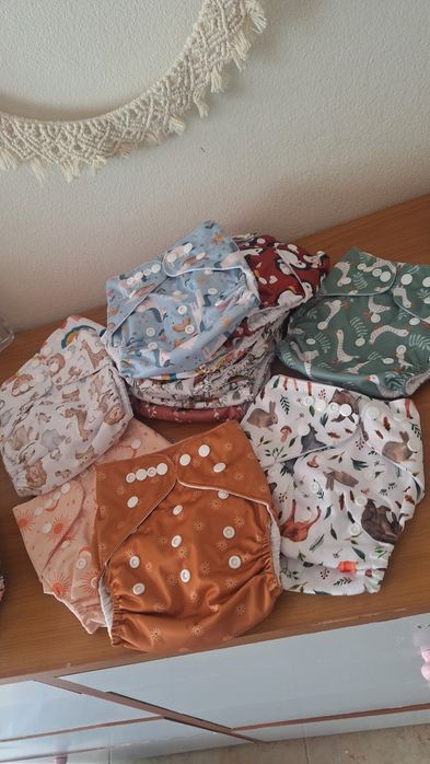 23 Fraldas ecológicas, 1€ cada.