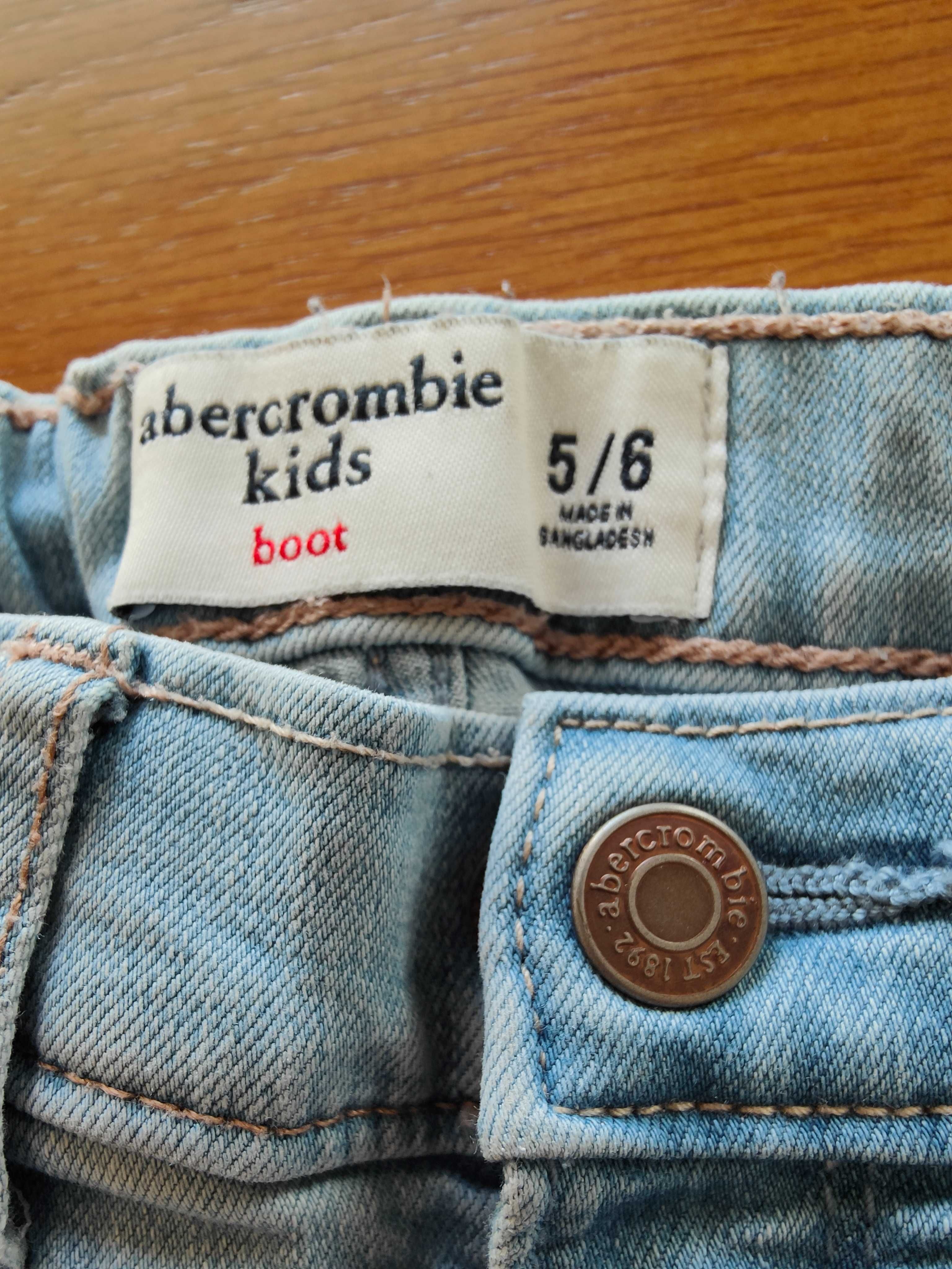 a&f Abercrombie Kids - Calças de Ganga 5/6A