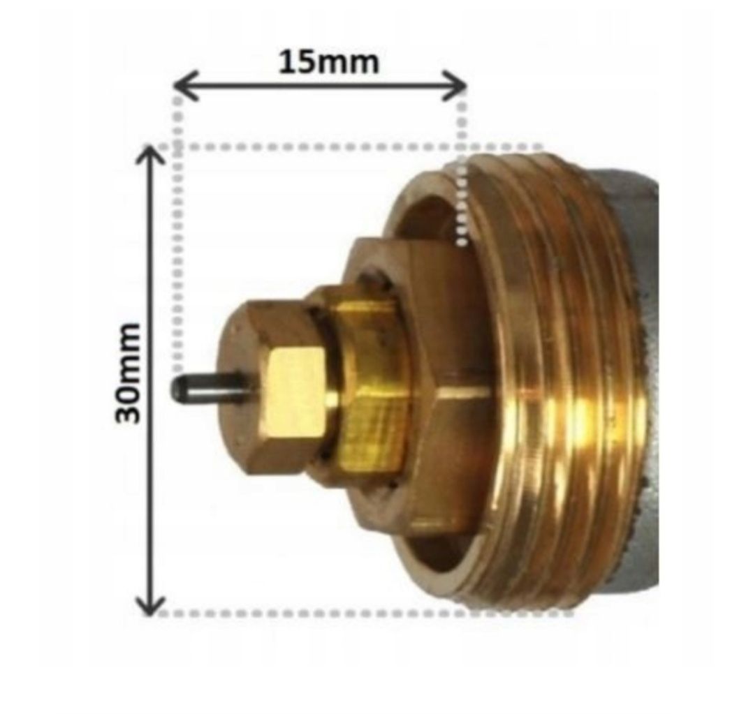 Głowica termostatyczna Damix Uni do grzejnika z gwintem M30x1,5 nowa