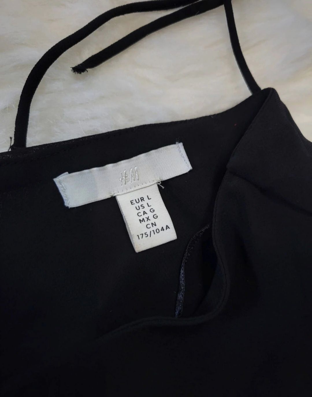 Czarna elegancka koszula H&M  XL