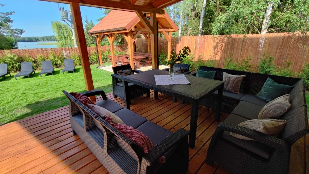 Dom do wynajęcia z widokiem na jezioro Kalwa - Mazury Sylwester