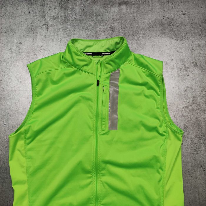 MĘSKA NEON Premium Sportowa Kamizelka Nike Dri-Fit Thermal Bieganie