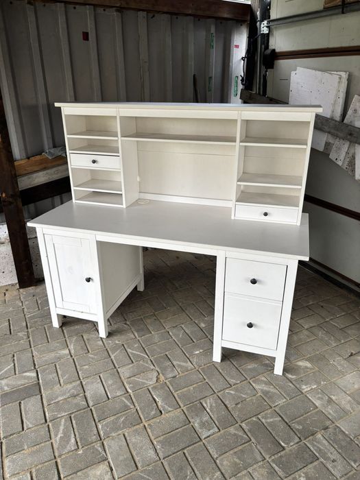 Biurko ikea hemnes z nadstawką