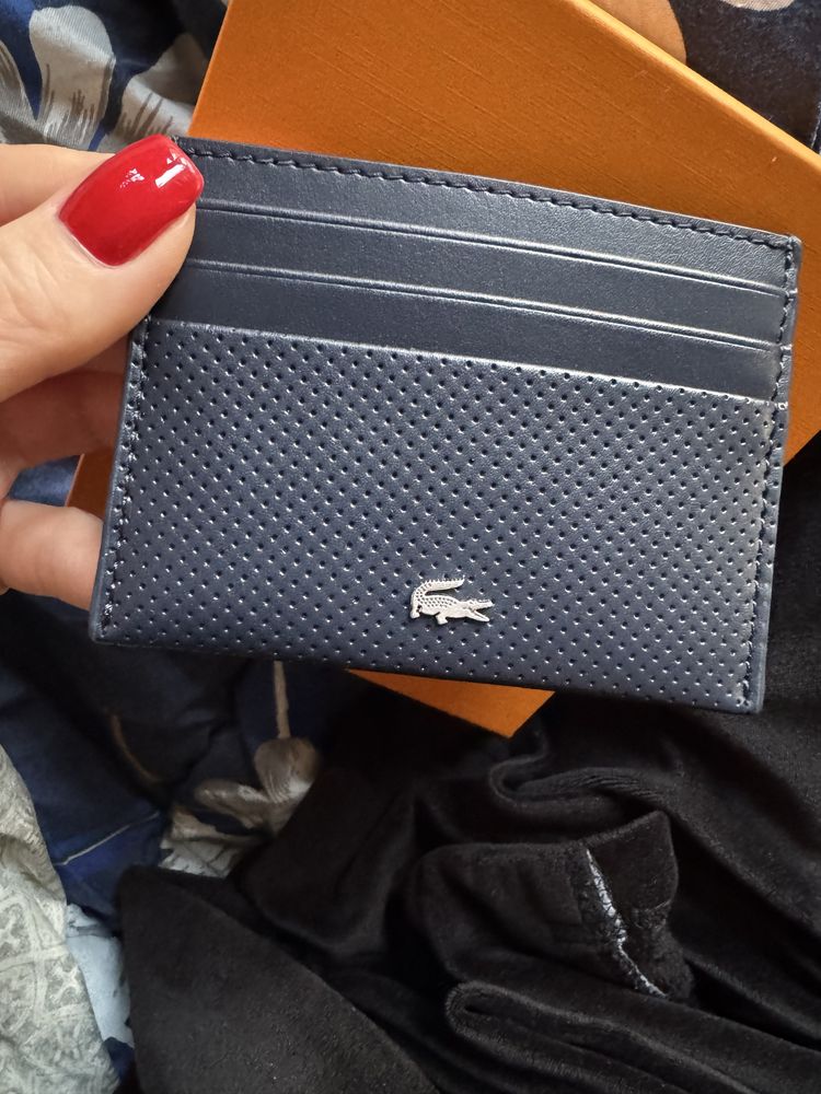 Визитница кардхолдер Lacoste оригинал