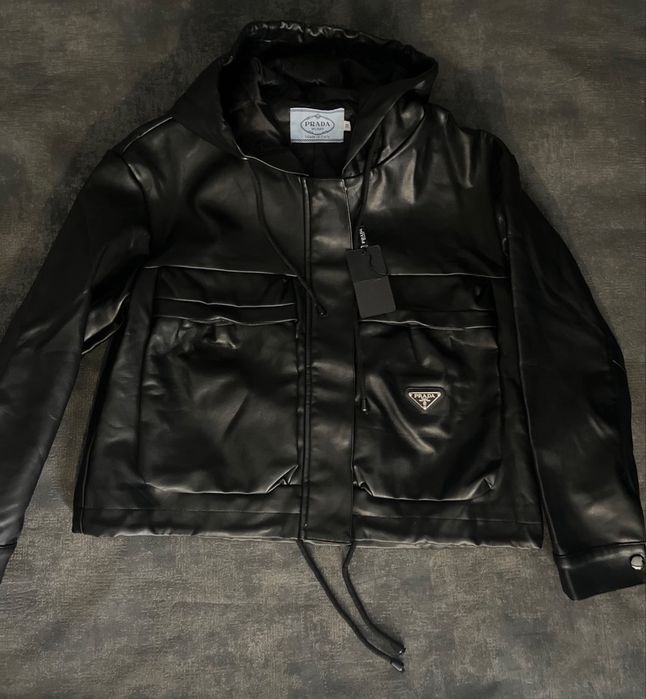 Куртка шкіряна Prada
