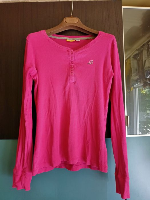 Różowa bluzka z długim rękawem Pepeerts rozmiar 158/164