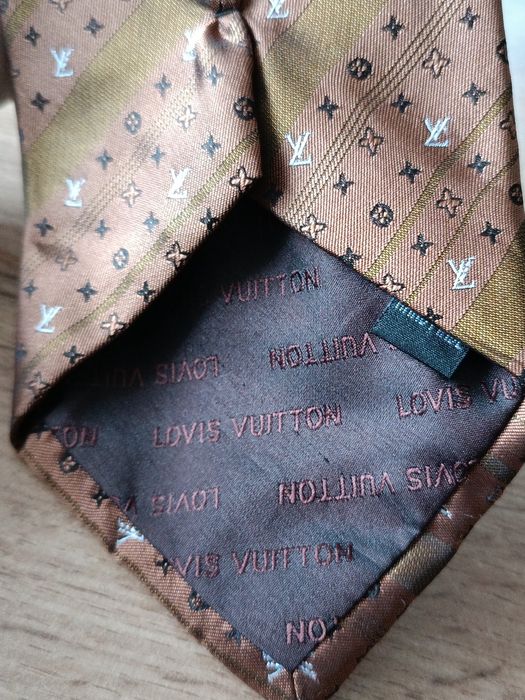 Krawat męskie Louis Vuitton 100% Silk jedwab