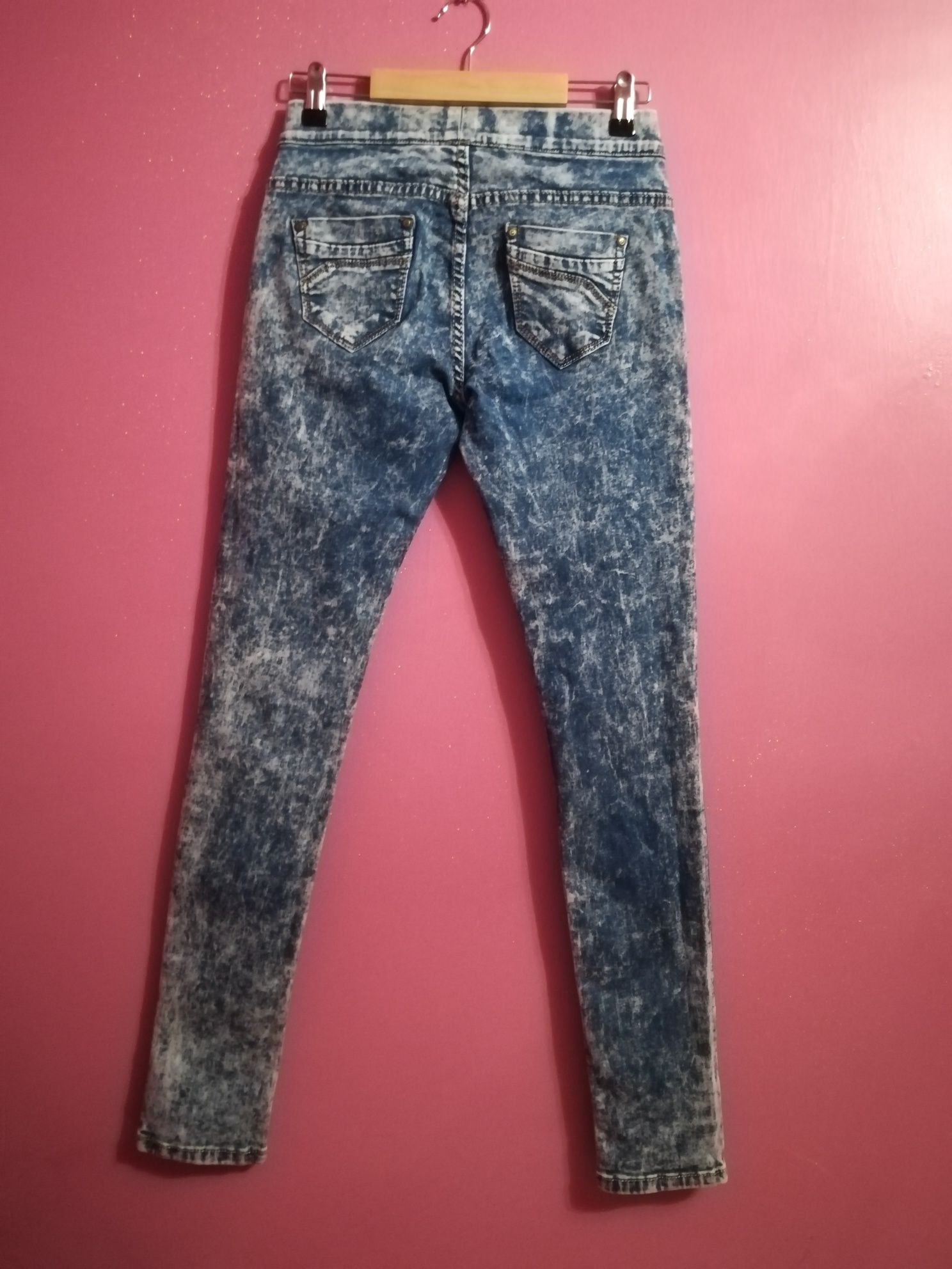 Spodnie damskie XS/26 MIAONI niebieskie jeans