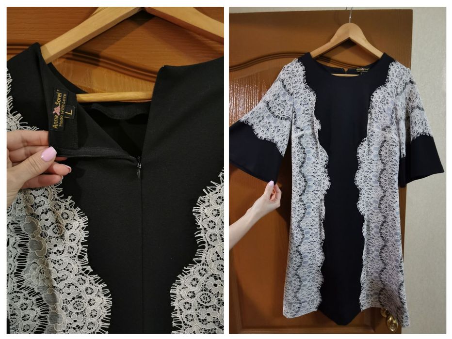 Трикотажные платья на змейке по спинке