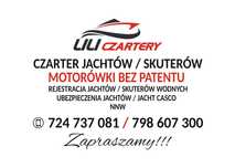 Wynajem łodzi/ skuterów wodnych , Ubezpieczenia Jachtów, Rejestracja