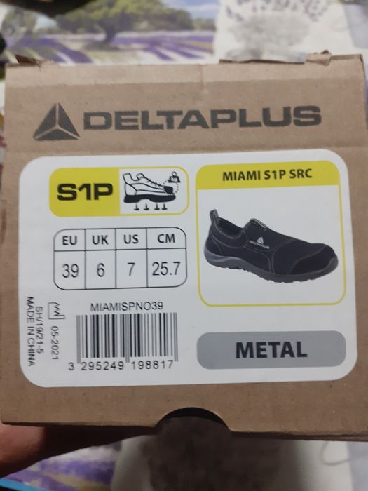 Sapatos biqueira de aço