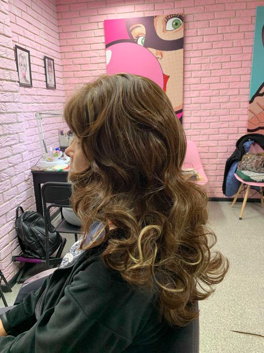 Перука з термоволокна