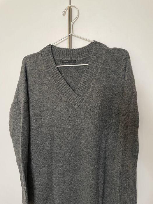 Big Star Dlugi Sweter M/38 Szary Tunika Nowy