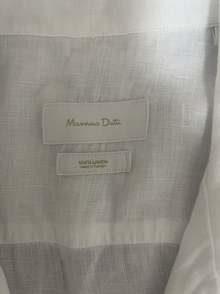 Льняная рубашка Massimo Dutti