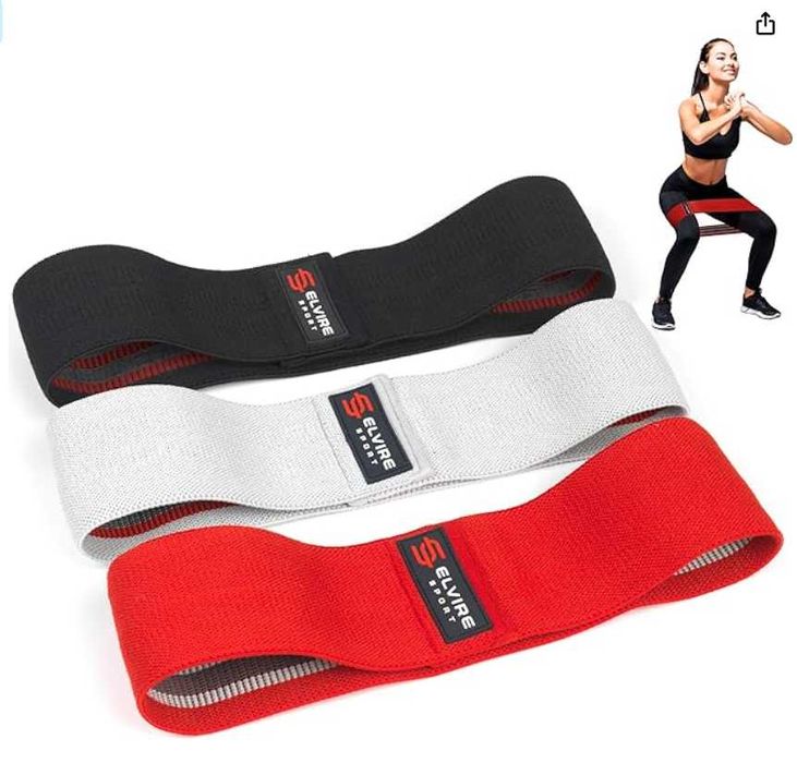 ELVIRE SPORT Elastyczna opaska kulturystyczna dla kobiet i mężczyzn,