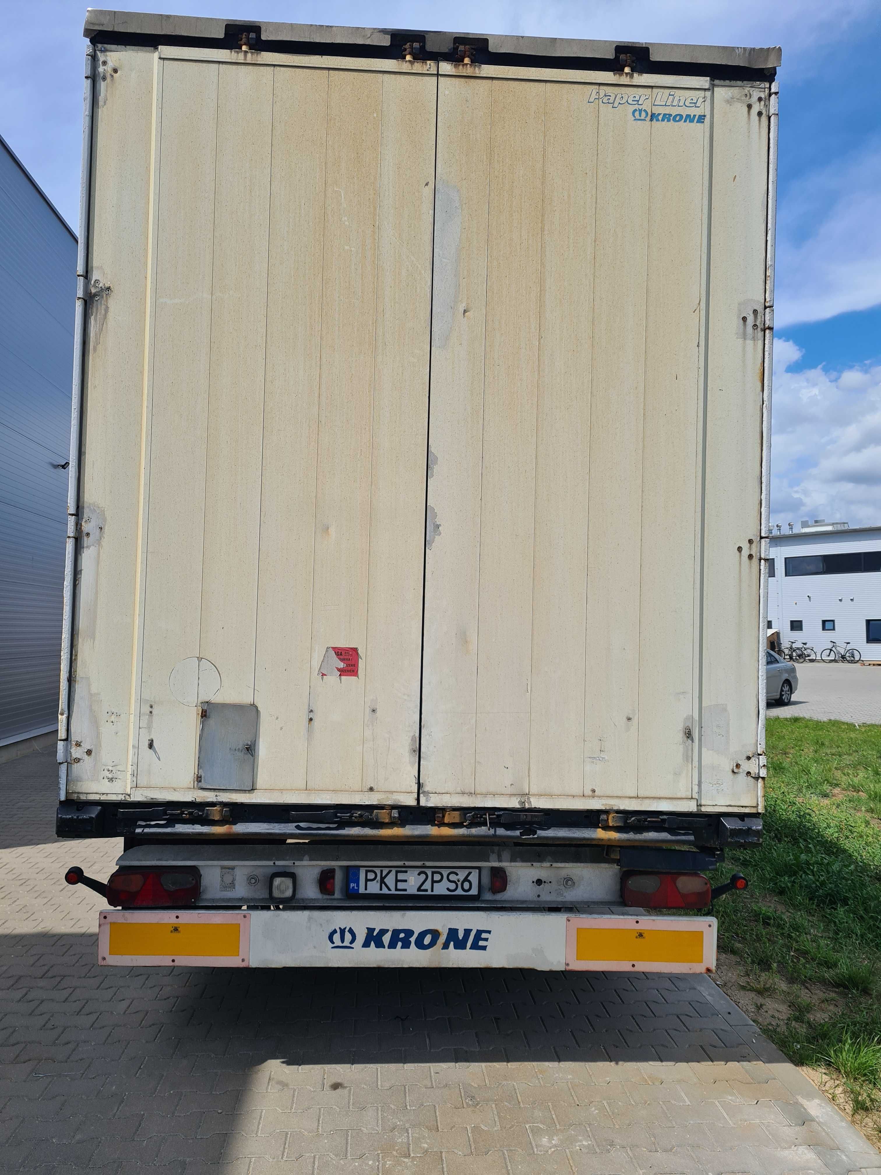 Naczepa KRONE firanka