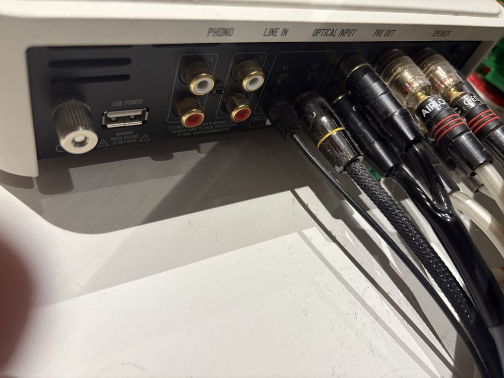 Amplituner hifi Argon Audio SA1 biały 2x40w Bluetooth aptX HD