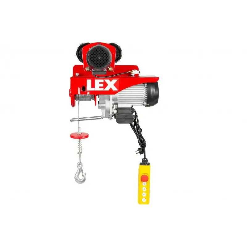 Тельфер з кареткою LEX LXEH800TW (дорогий пульт управління) 400/800 кг