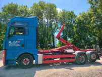 MAN tgx 26.480 6x2 przewóz kontenerów, hakowiec