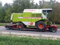 Pomoc drogowa transport kombajnów wózków maszyn laweta traktorów lkt