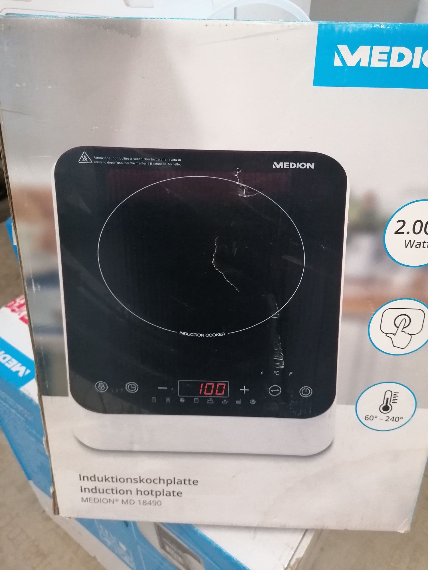 Płyta indukcyjna jedno stanowiskowa