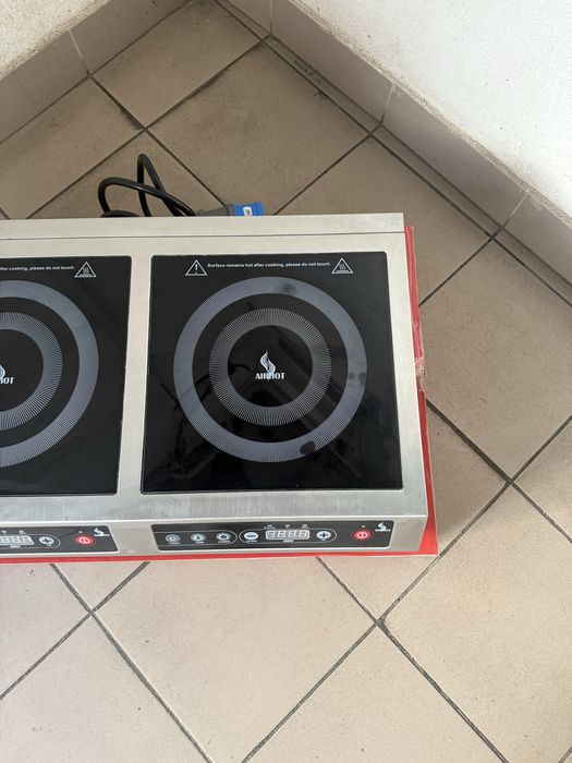 Індукційна Плита Airhot 3.5+3.5 кВт Подвійна Настільна Професійна