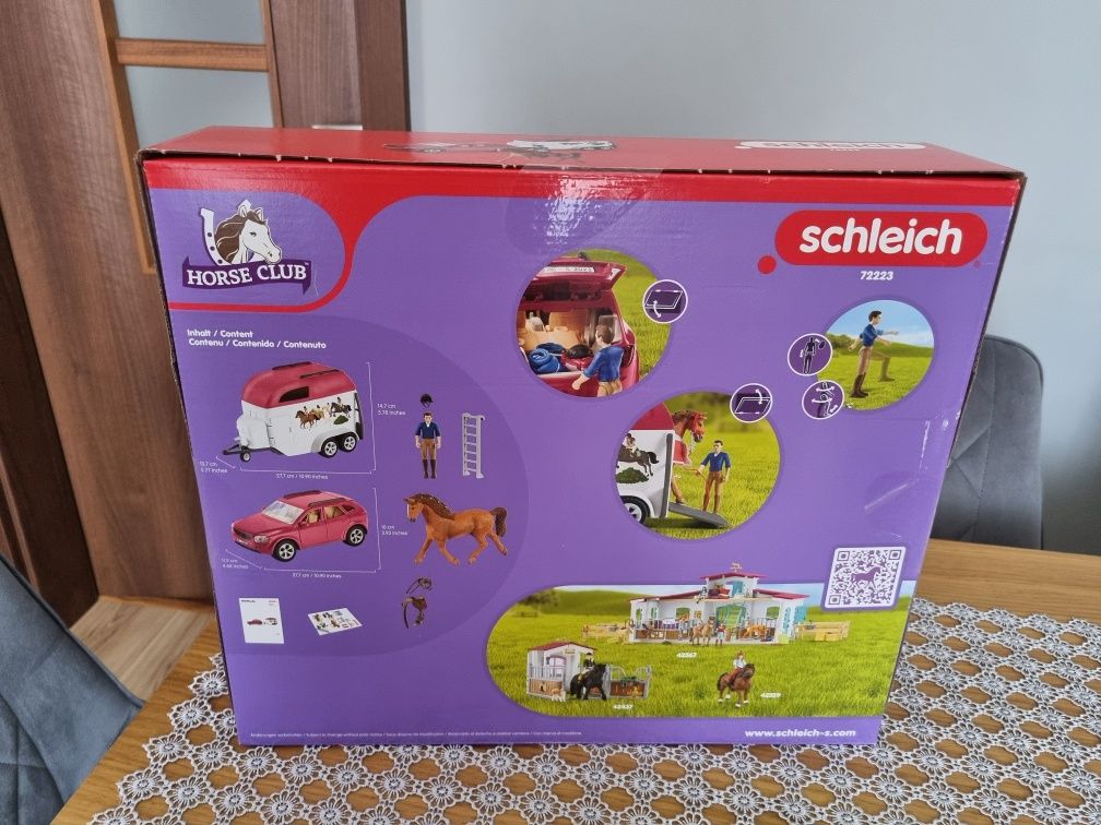 Auto z przyczepą schleich edycja specjalna