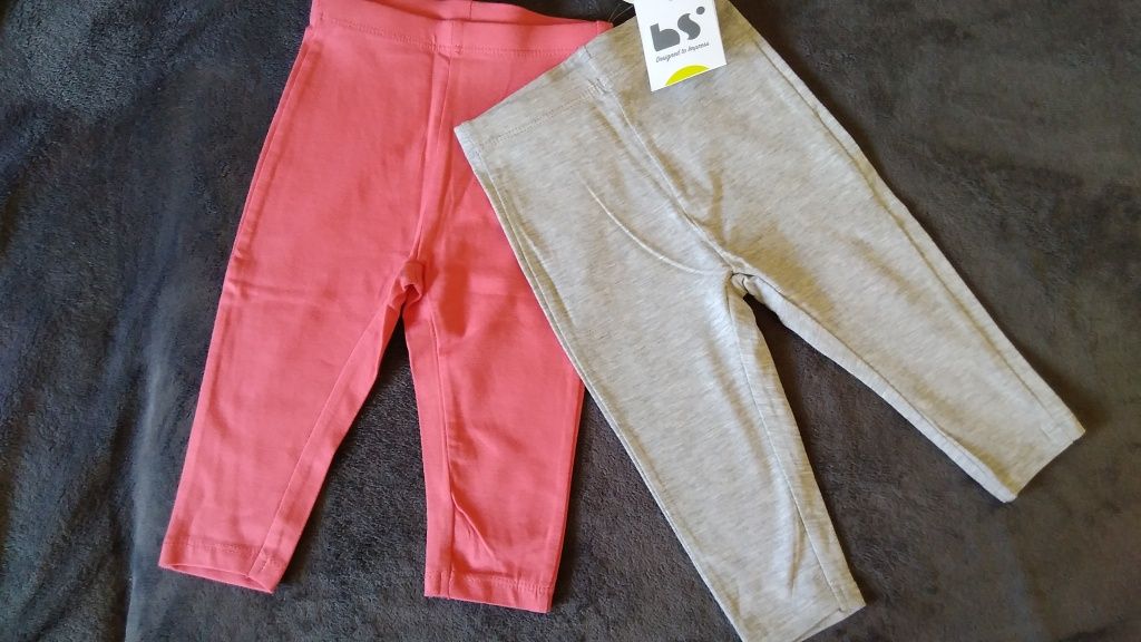 Pack leggings 9-12meses com etiqueta