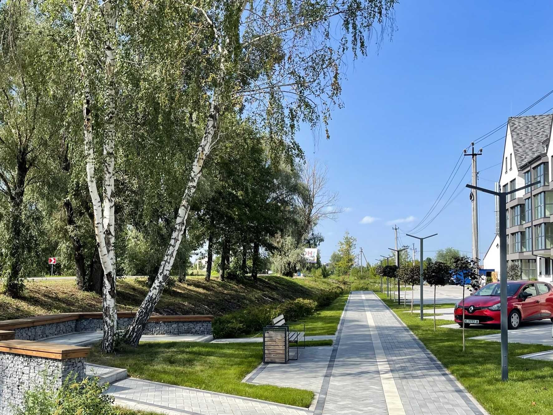 2-кімнатна квартира з панорамними вікнами та великою кухнею 29 кв.м.